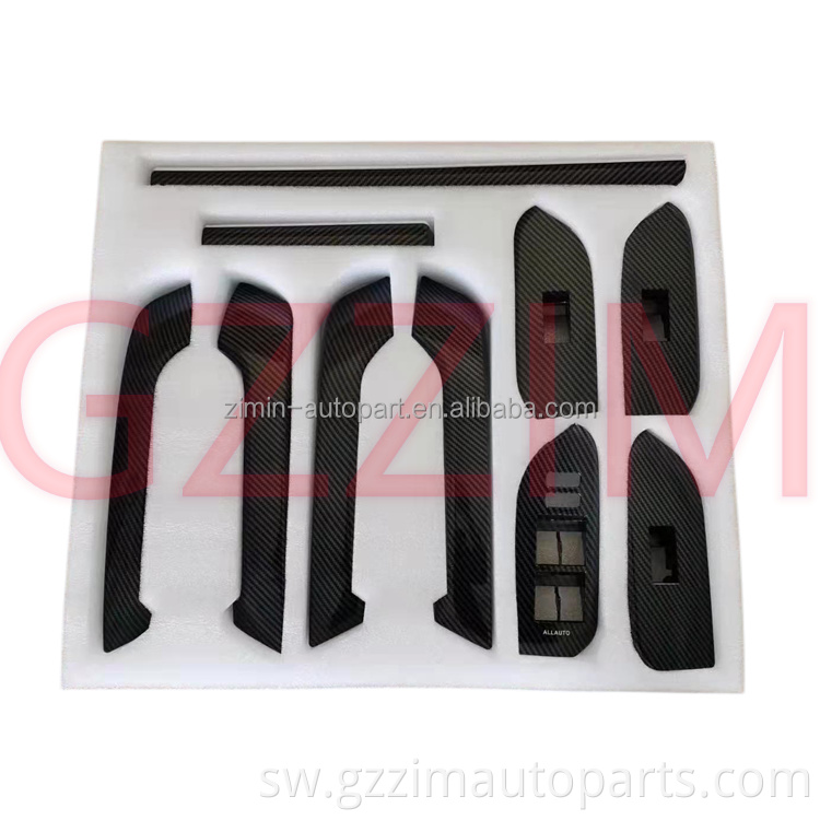 Rangi 64 LC200 Vifaa vya Ambient Mwanga Mahogany Mambo ya Ndani ya Mlango Mwanga Mwanga kwa Land Cruiser 2010-2018